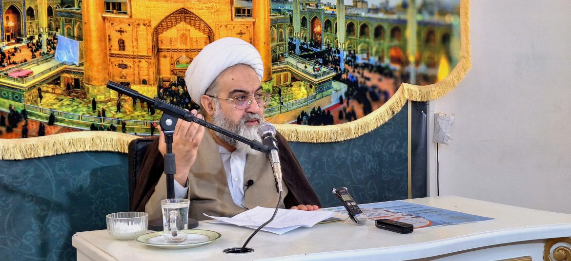 استاد محمدتقی سبحانی در مدرسه بهاره روشنایی غدیر