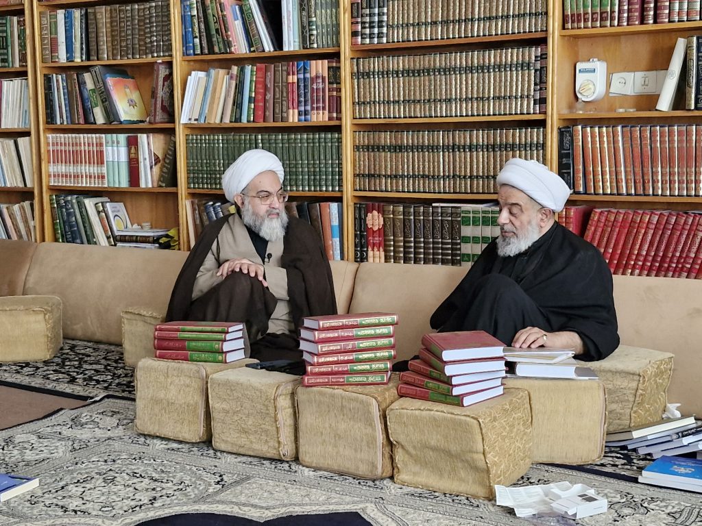 دیدار استاد سبحانی با آیت الله سند