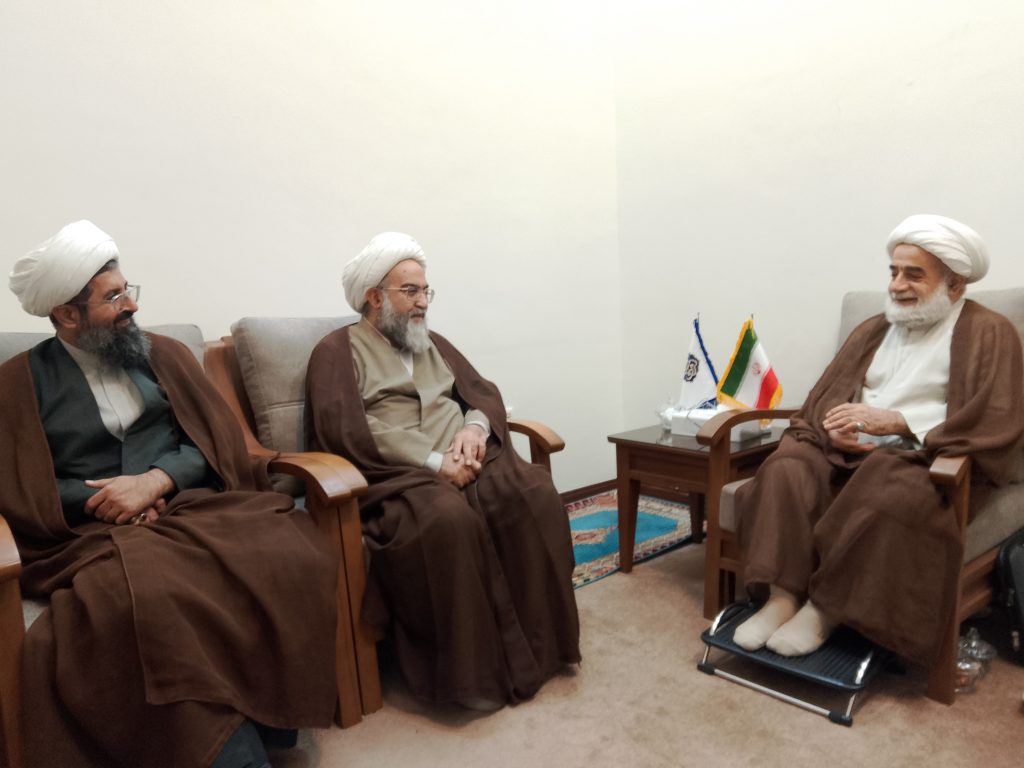 استاد محمدتقی سبحانی با حضرت آیت‌الله تحریری دیدار کردند